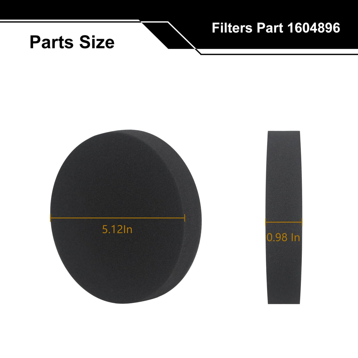 Replacement Filter for Bissell 4438 3836 3536 CleanView Upright Vacuum