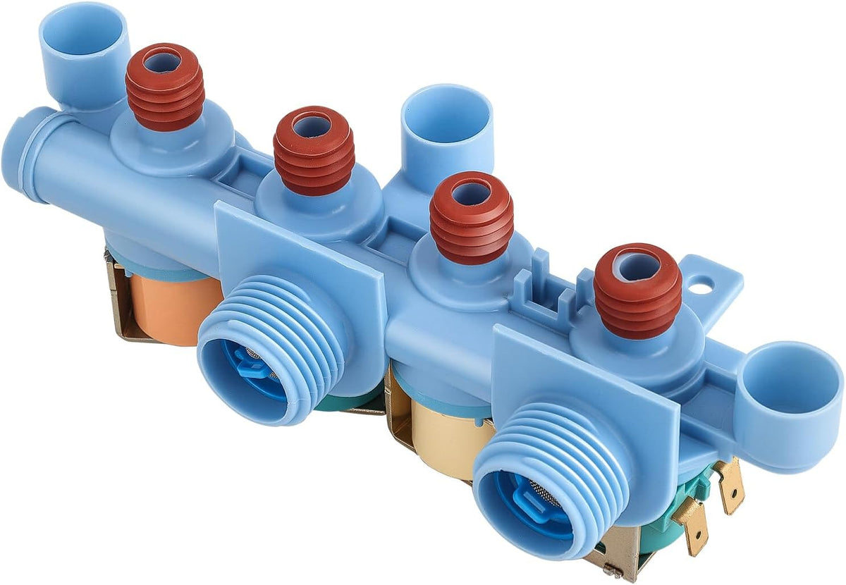 WH13X26637 Washing Water Inlet Valve Assembly Fit for GE washing machine models, Replaces WH13X24058 4546358 PS12171559 AP6282070