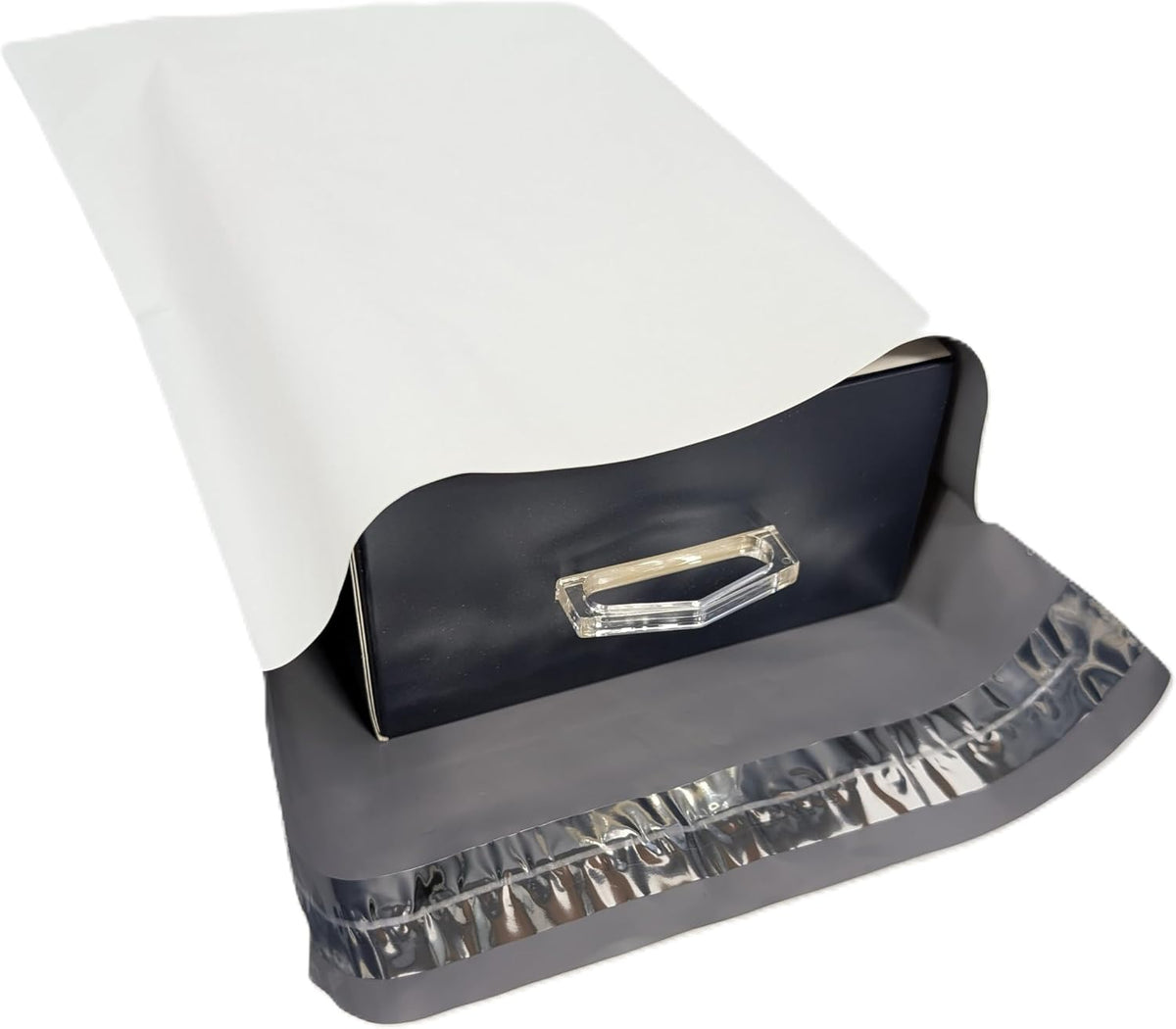 200-Pack White Poly Mailers Self Seal Shipping Bags, 2.5 Mil Tear Resistant Waterproof Envelopes, Opaque Mailing Bags