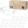 Clear Safety Glasses for Men and Women, Safety Goggles with Scratch Impact Resistant Meets ANSI Z87.1 Standard
