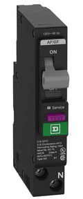QO120PAFGF - Square D - Dual Function Circuit Breaker Plug-in - 20 Amp - 1 Pole - 120 Volt