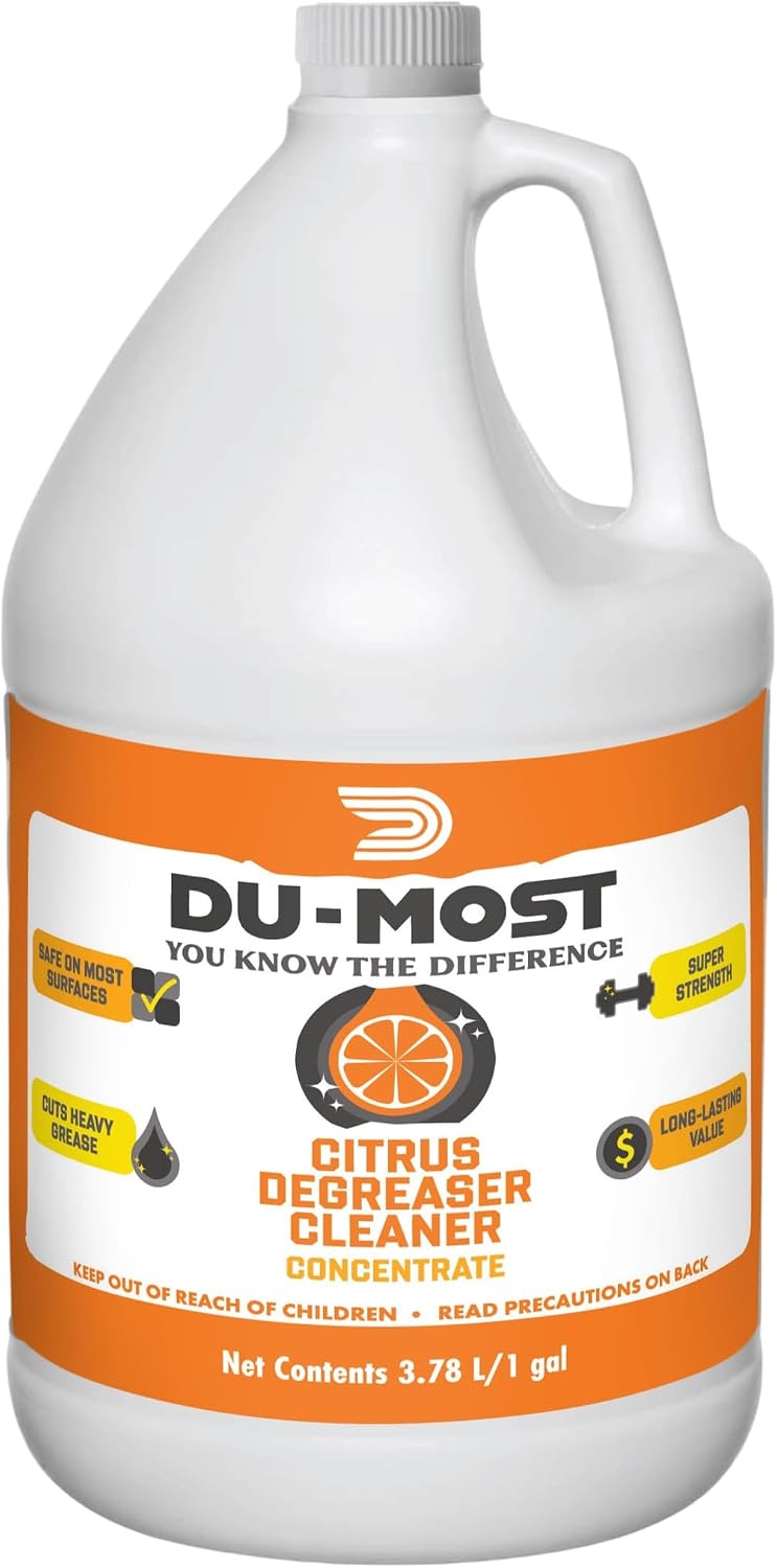 Citrus Degreaser Concentrate, Heavy Duty Grease Cleaner, 1 Gallon