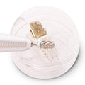 Nail Drill Bits Cleaner Brush Case Accessories with Clear Cover for Cleaning Tungsten Carbide Ceramic Nail Drill Bits