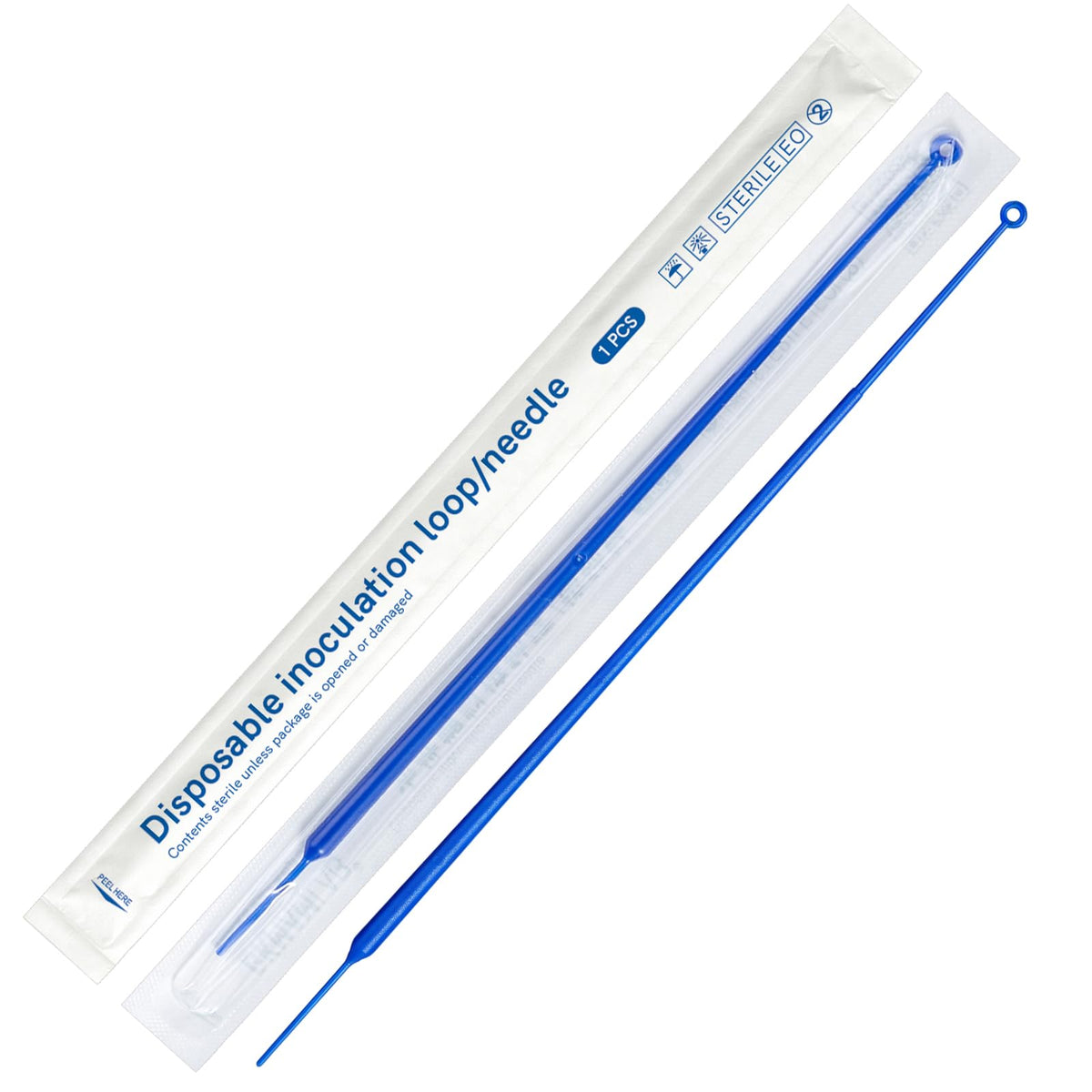 5μl Sterile Inoculating Loop and Needle Combo, 100PCS