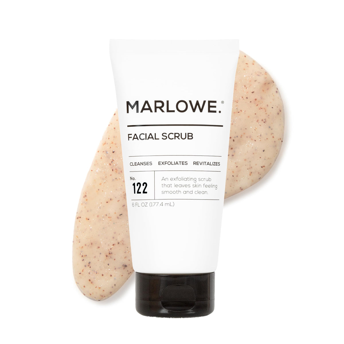 Facial Scrub for Men, Gentle Face Exfoliator, 6 oz