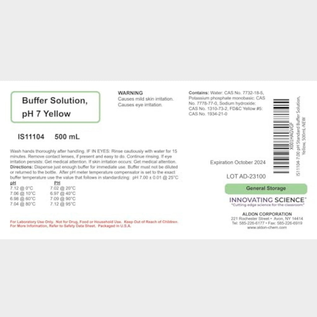 Innovating Science pH 7 Buffer Solution - Ph Up and Down - Ph Calibration Solution Kit - Ph Buffer Calibration