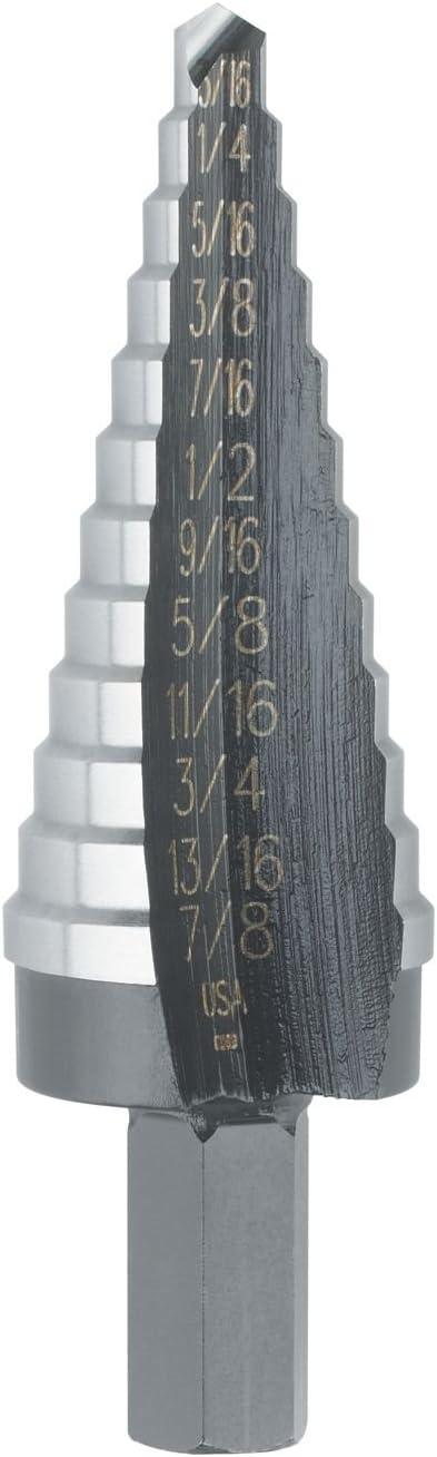 Irwin Tools IRWIN Step Drill Bit Set, General Purpose, 4-Piece (10225)