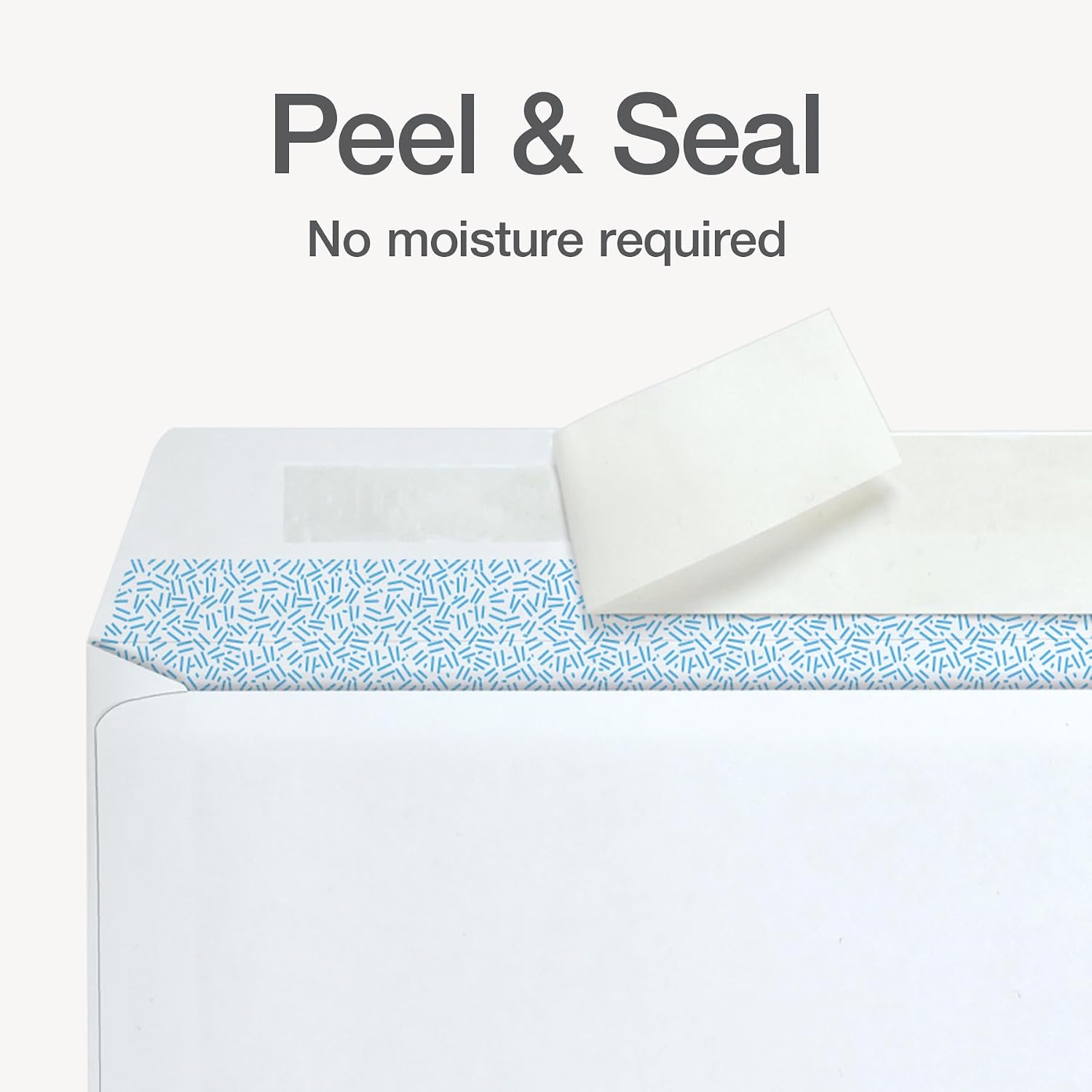 #10 Security Envelopes, 100 Pack, Self Seal Envelopes for Home, School, and Business Mailings, No Window, 4-1/8 x