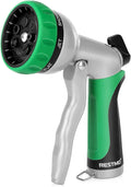 Garden Hose Nozzle, Heavy Duty Metal Water Hose Nozzle with 7 Adjustable Spray Patterns, High Pressure Hand Sprayer