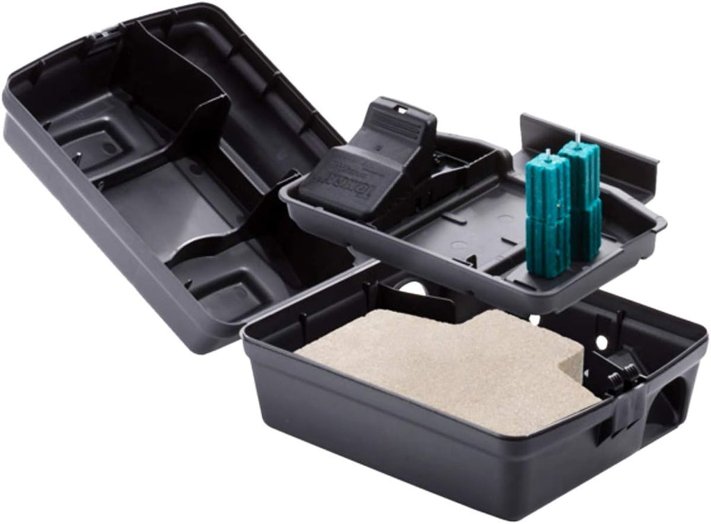 Titan Rodent Bait Station | Commercial Grade Pest Control | Run Traps and Bait in Tandem | No Additional Securing