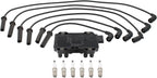 Ignition Coil and Spark Plug Wires Set for Chevy GMC Buick Pontiac