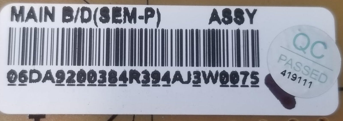 OEM Replacement for Samsung Refrigerator Control DA92-00384R