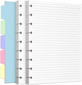 Discbound Refill Paper, Classic Size (7" x 9.25") Disc Paper Refill for Note-Taking System Discbound Planner Inserts