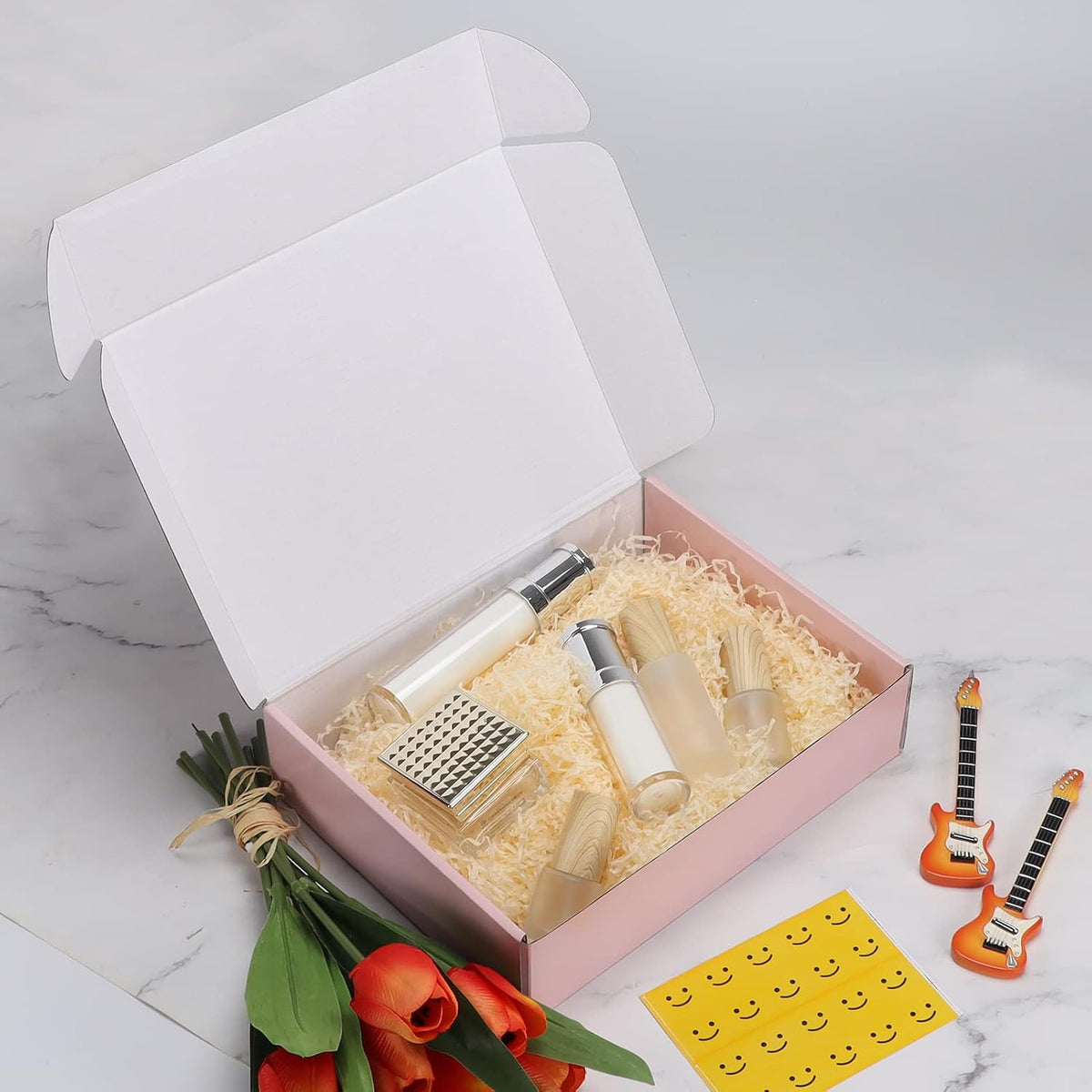 12x9x3 inches Shipping Boxes Set of 20, Pink Medium Corrugated Cardboard Gift Mailer Box