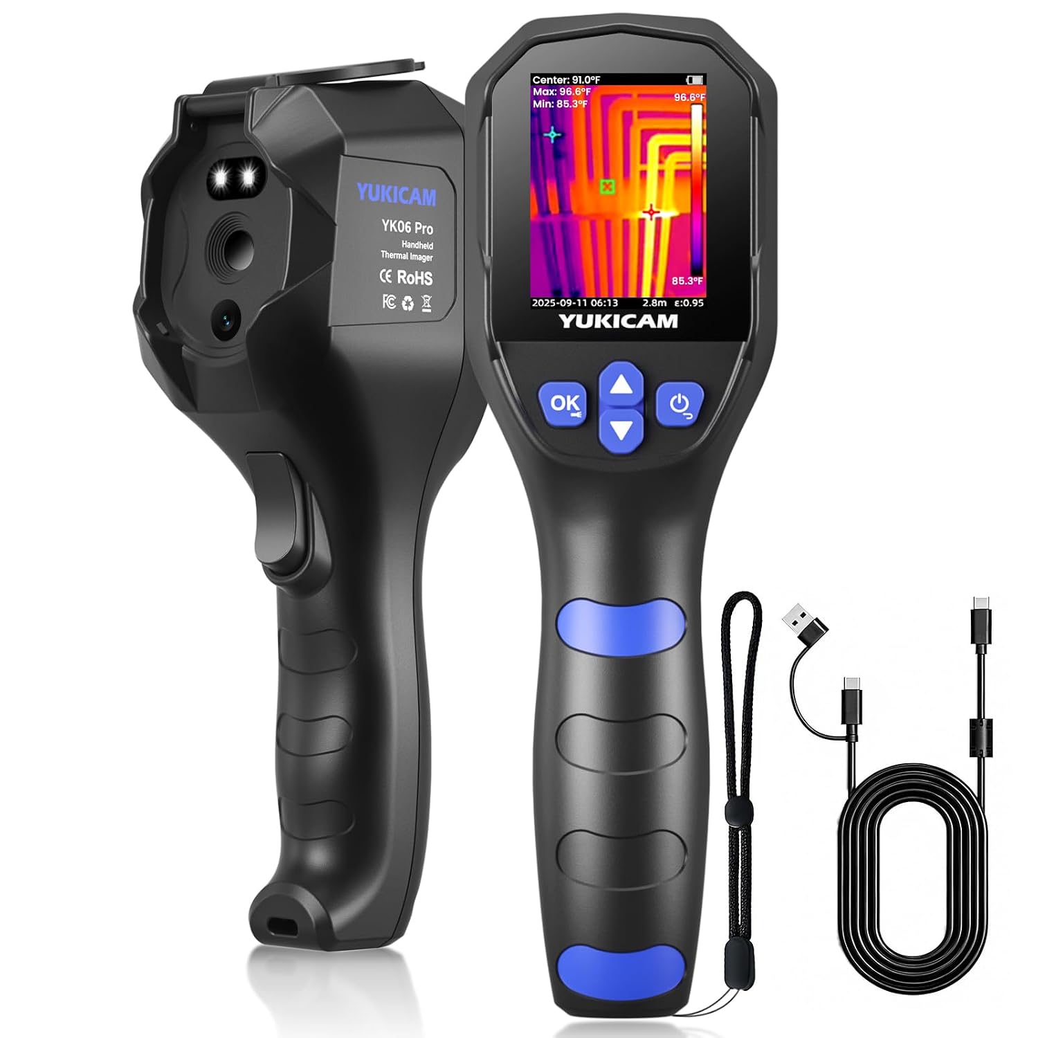 Thermal Imaging Camera, Dual-Light Infrared Thermal Camera for Home Inspection