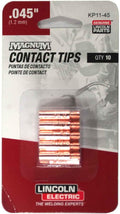 Lincoln Electric KP11-45 Contact Tip, 10 pack
