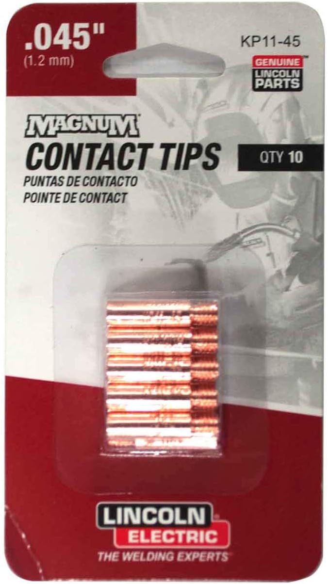 Lincoln Electric KP11-45 Contact Tip, 10 pack