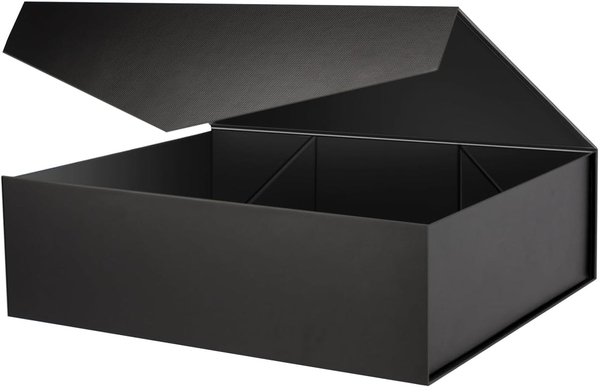 Extra Large Black Gift Box Magnetic Lid 17x14.5x5.5in