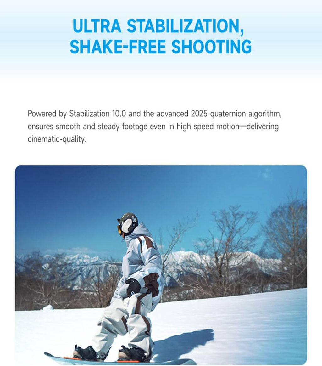 SCORP Mini-3-Pro Gimbal Stabilizer for Camera Mirrorless/Compact/Action Cameras,Smartphone,18m AI Tracking,Detachable