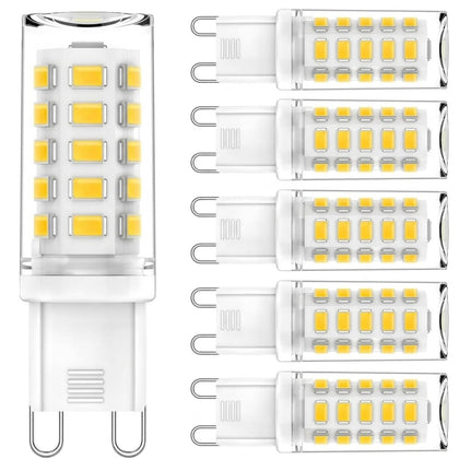 G9 LED Bulb 4W 40W Halogen Equivalent, 4000K Neutral White, 450LM, 6 Pack
