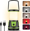 Rechargeable LED Lantern - 3000 Lumens, 5 Light Modes, IP54 Waterproof, 7500mAh Battery, Portable Flashlight for