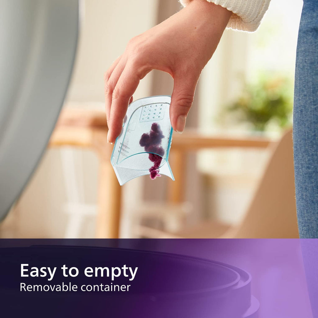Philips Fabric Shaver, Removes Fabric Pills, Suitable for All Garments, Large Blade Surface, Cleaning Brush, Includes