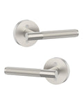 2 Pack Brushed Satin Nickel Dummy Interior Door Handles