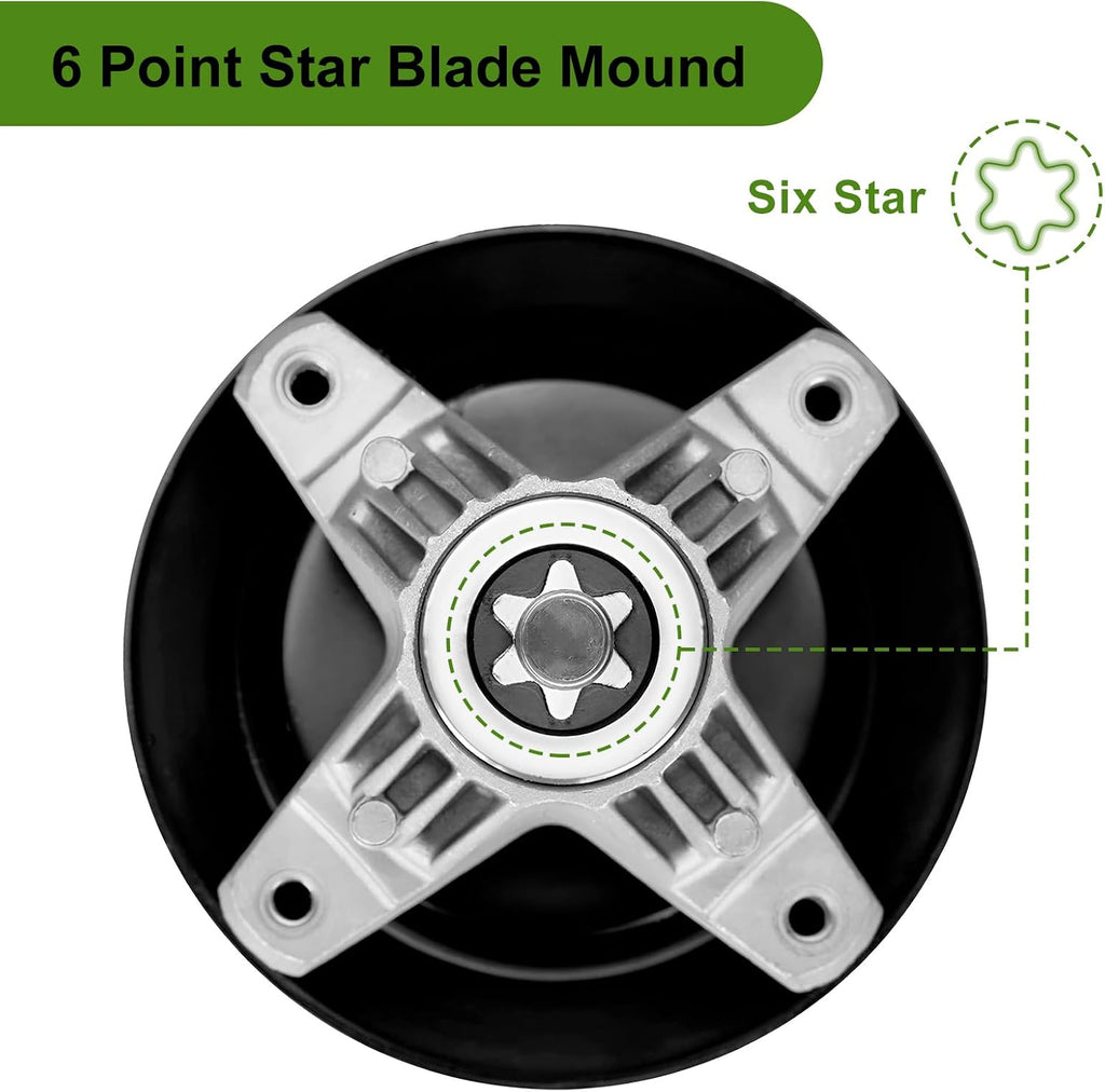 918-04822B Spindle Assembly Fits for Craftsman Cub Troy Bilt Pony Bronco 42" Mower Deck Tractor, Come with All
