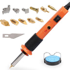 930-IV Wood Burning Kit, Beginner Pyrography Pen with 12 Pyrography Tips