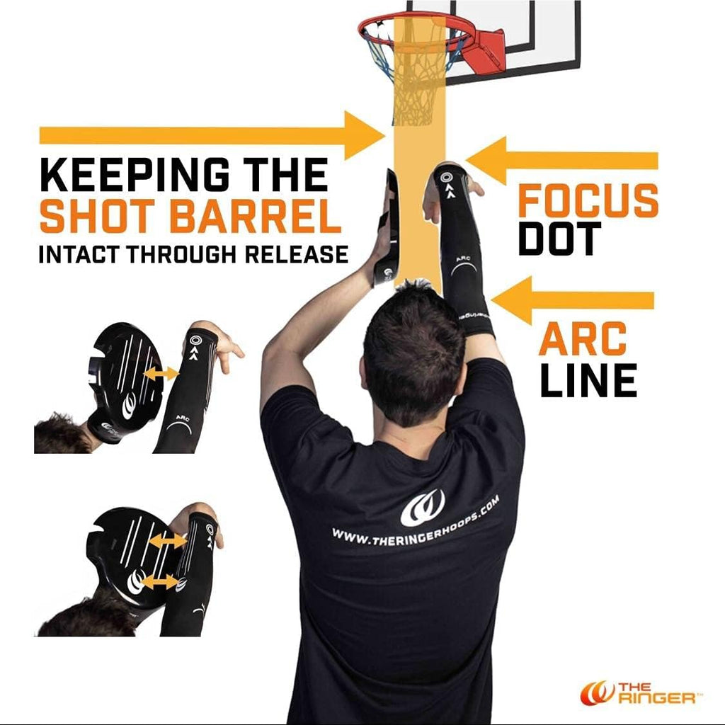 Hoops Basketball Training Equipment and Basketball Shooting Aid - Basketball Shot Trainer and Basketball Drills