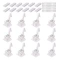 12 Pack Cabinet Locks Child Safety Latches - Baby Proofing Cabinets Drawer Lock with Adhesive Easy Installation - No