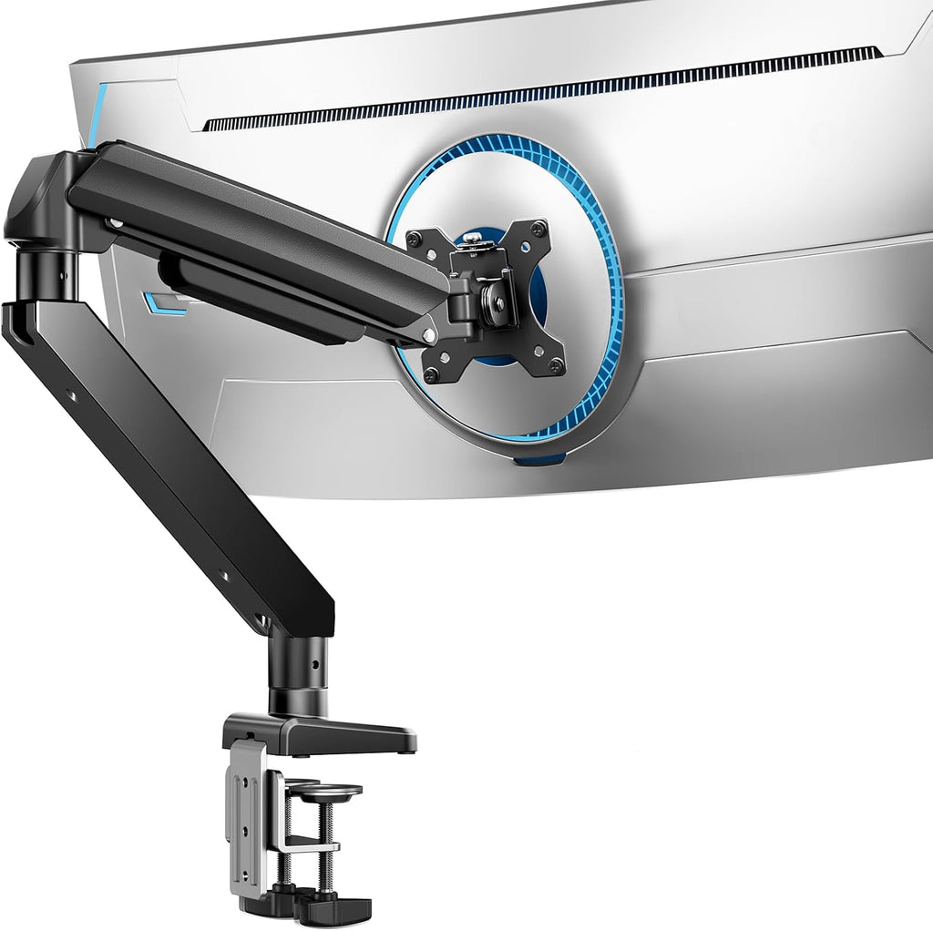 Heavy Duty Monitor Arm for 13-49″ Ultrawide Screens, 37.4 lbs Capacity, Full Motion Monitor Desk Mount, Rock-Solid