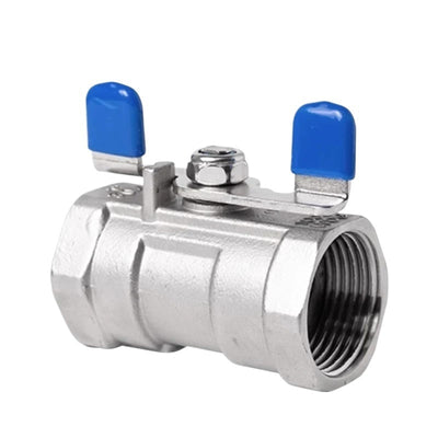 Butterfly Handle 1/4'' - 1'' BSP Female Thread 304 Stainless Steel Ball Valves Threaded One Piece Ball Valve DN8 10 15 20 25(1")