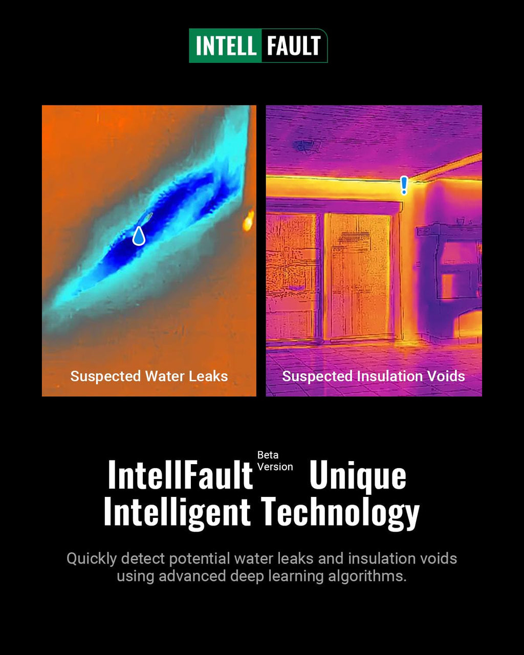 HSFTOOLS F2VW Thermal Camera with 2MP Visual Cam, 640x480 Super Resolution