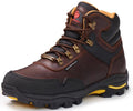 Men's 6 Inch Soft/Steel Toe Waterproof leather Work Boots