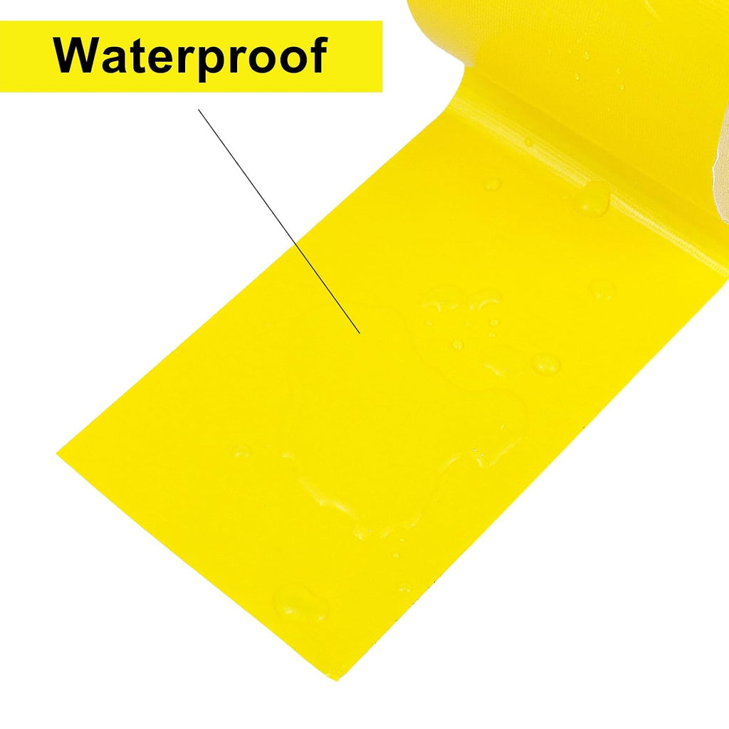 Duct Tape Yellow Heavy Duty,9 Mil Thickness,Strong Industrial Strength,Flexible,No Residue,Waterproof and Tear by