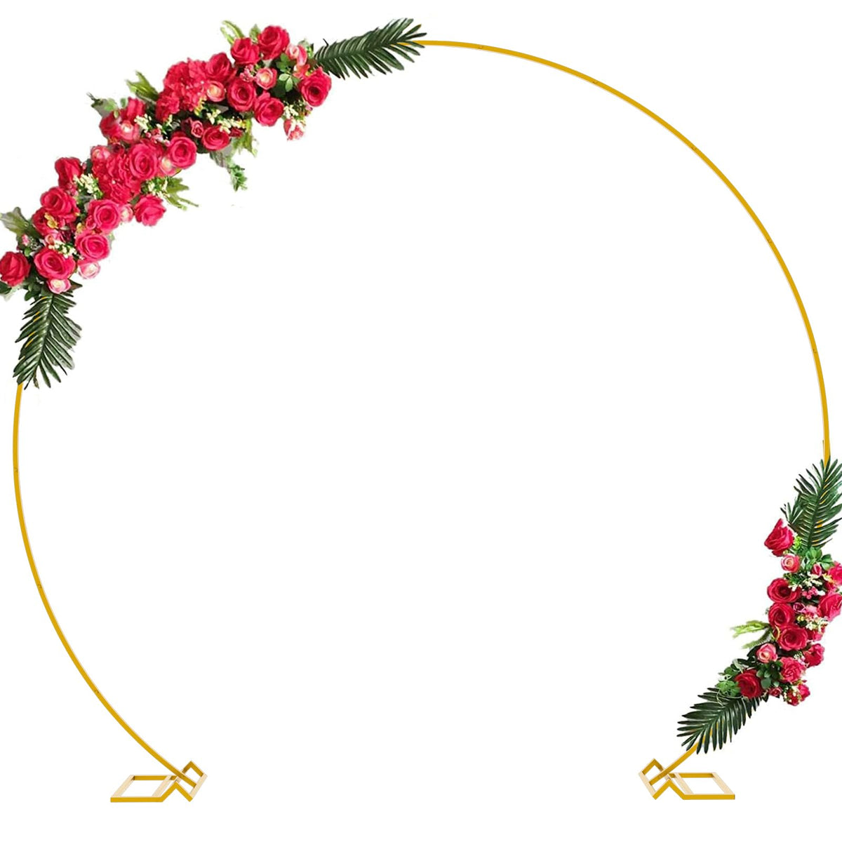 Round Backdrop Stand Gold 9.2ft Circle Arch Large Metal Wedding Arch