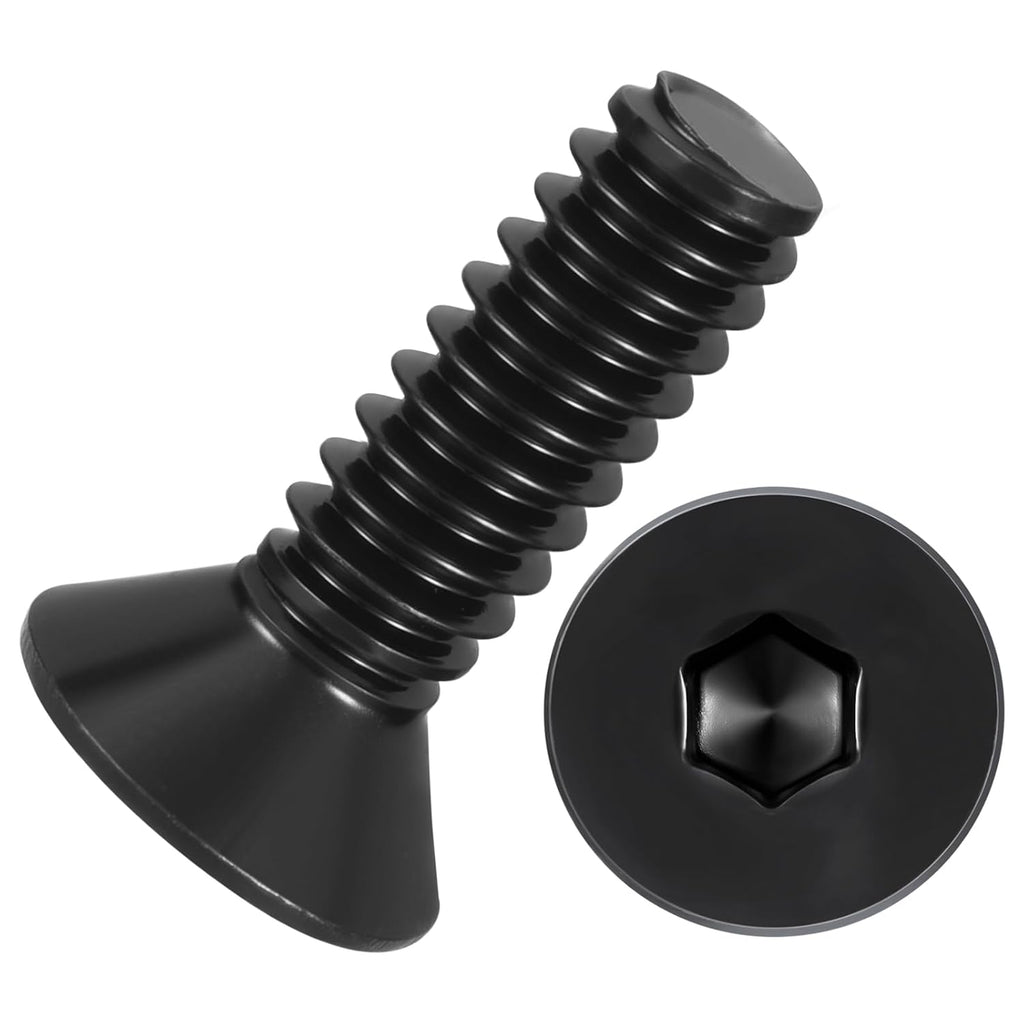50Pcs #10-24x5/8 Flat Head Socket Cap Screw Countersunk Bolt