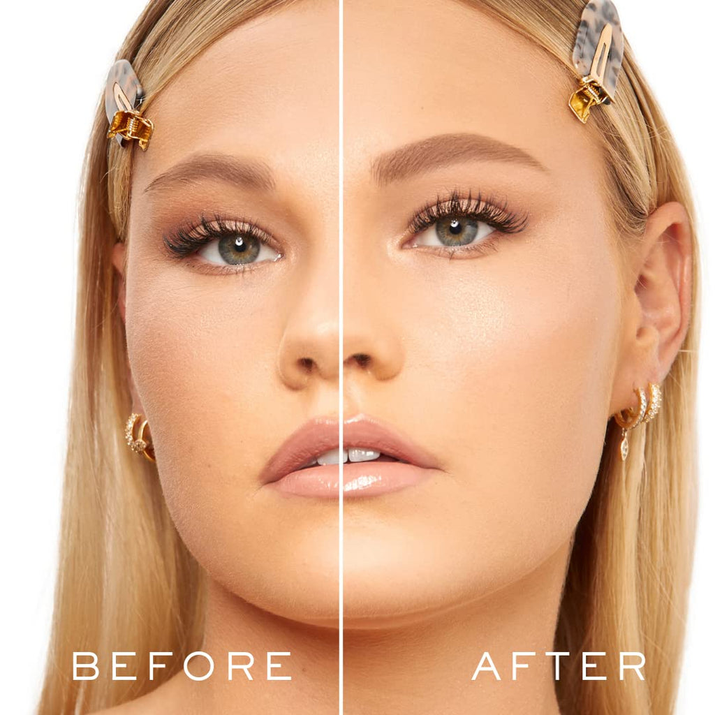 Brow Stamp Kit, 9 Stencils & Pomade for Sparse Brows (Blonde)