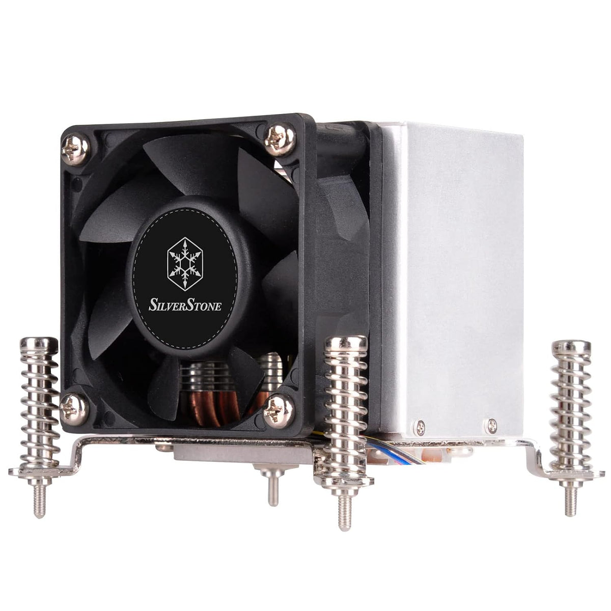 SilverStone Technology AR09-115XS 2U Rackmount Server/Small Form Factor Intel CPU Cooler with Screw Bracket, SST-AR09-115XS, TAA Compliant