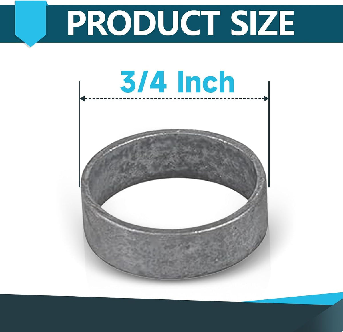 100Pack Bottled Seelink 3/4 Inch PEX Copper Ring(CLAMP025-100)