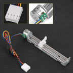 Stepper Motor, D8-MOTOR80 DC12V Moving 0.25mm One Step Stepper Motor with Linear Screw Nut Slider for DIY IR Engraving Machine,etc