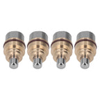 nehzgnauh 4Pcs Durable Excavator Joystick Handle, Hydraulic Button Controller with Good Sealing, Excellent Replacement for Kubota Excavators, Made of High Hardness Brass and Alloy Steel