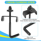 2 Pack J Hook for Attach Climbing Stick