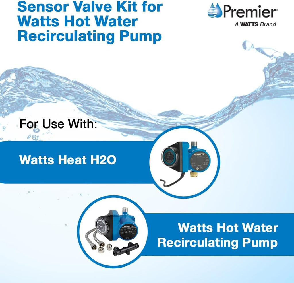 Watts Premier Replacement Sensor Valve Kit for 500800 500805 HWRS-WH