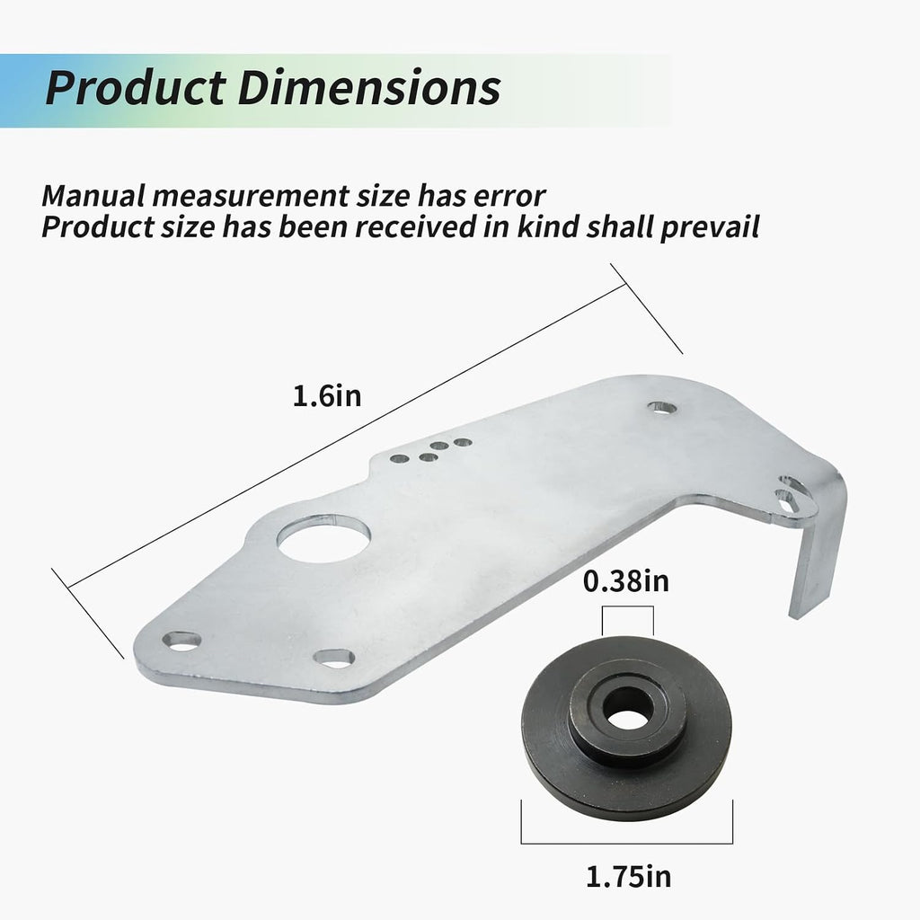 783-08654C Deck Idler Pulley Bracket & 738-05082 Shoulder Spacer Kit Compatible with MTD Cub Cadet Troy-Bilt 13AL795S004, 13AX795S004, TB42, TB46, 13WV78KS011