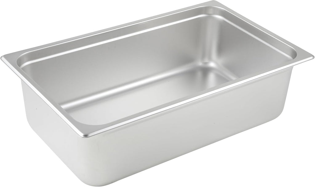 Full Size 6" Deep Stainless Steel Steam Pan/Hotel Pan, Anti-Jam