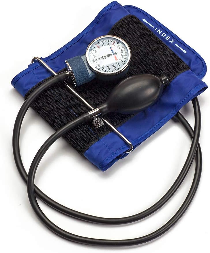 Aneroid Sphygmomanometer – Manual Blood Pressure Cuff with Universal Cuff 8.7-16.5" and D-Ring – Carrying Case in the
