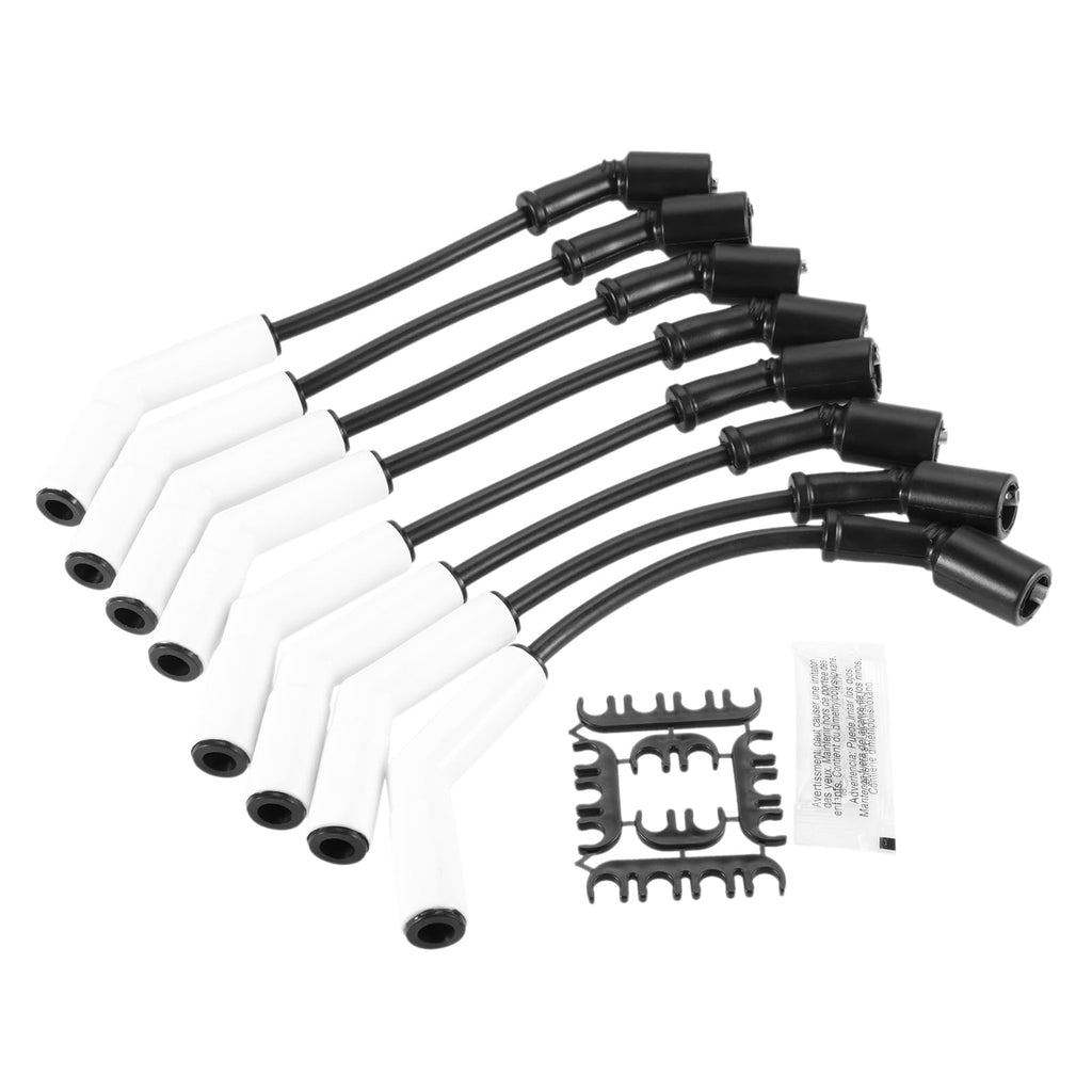 Aupoko 9070C Spark Plug Wire Extreme 9000 Ceramic Boot Ignition Wire Kit