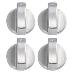 DOITOOL Replacement Stove Knobs 4 Pack Universal Electric Range Burner Control Knobs Easy Install Durable 1.57 Inch for Cooktop Oven Parts